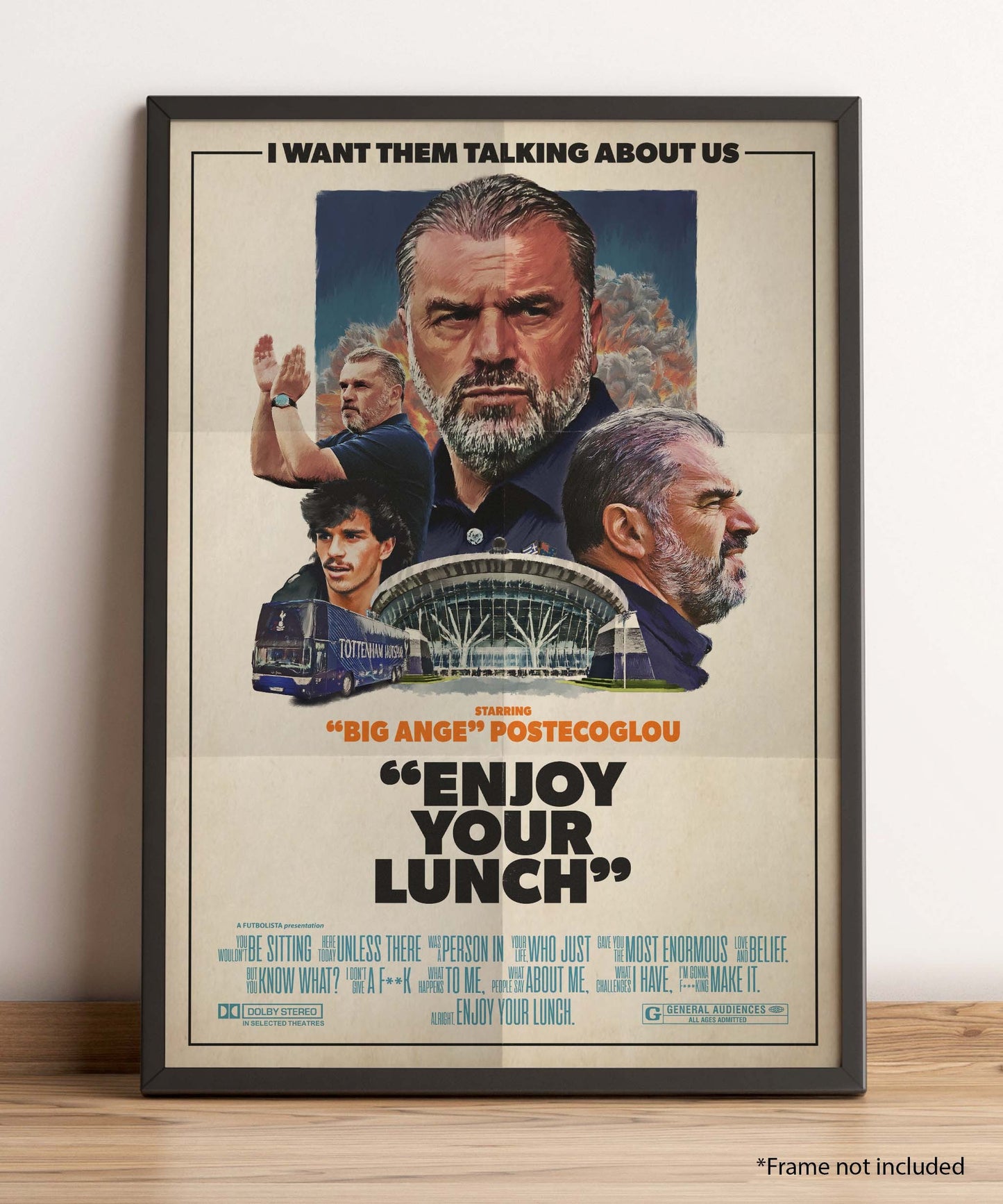 “ENJOY YOUR LUNCH” - Vintage Movie Poster