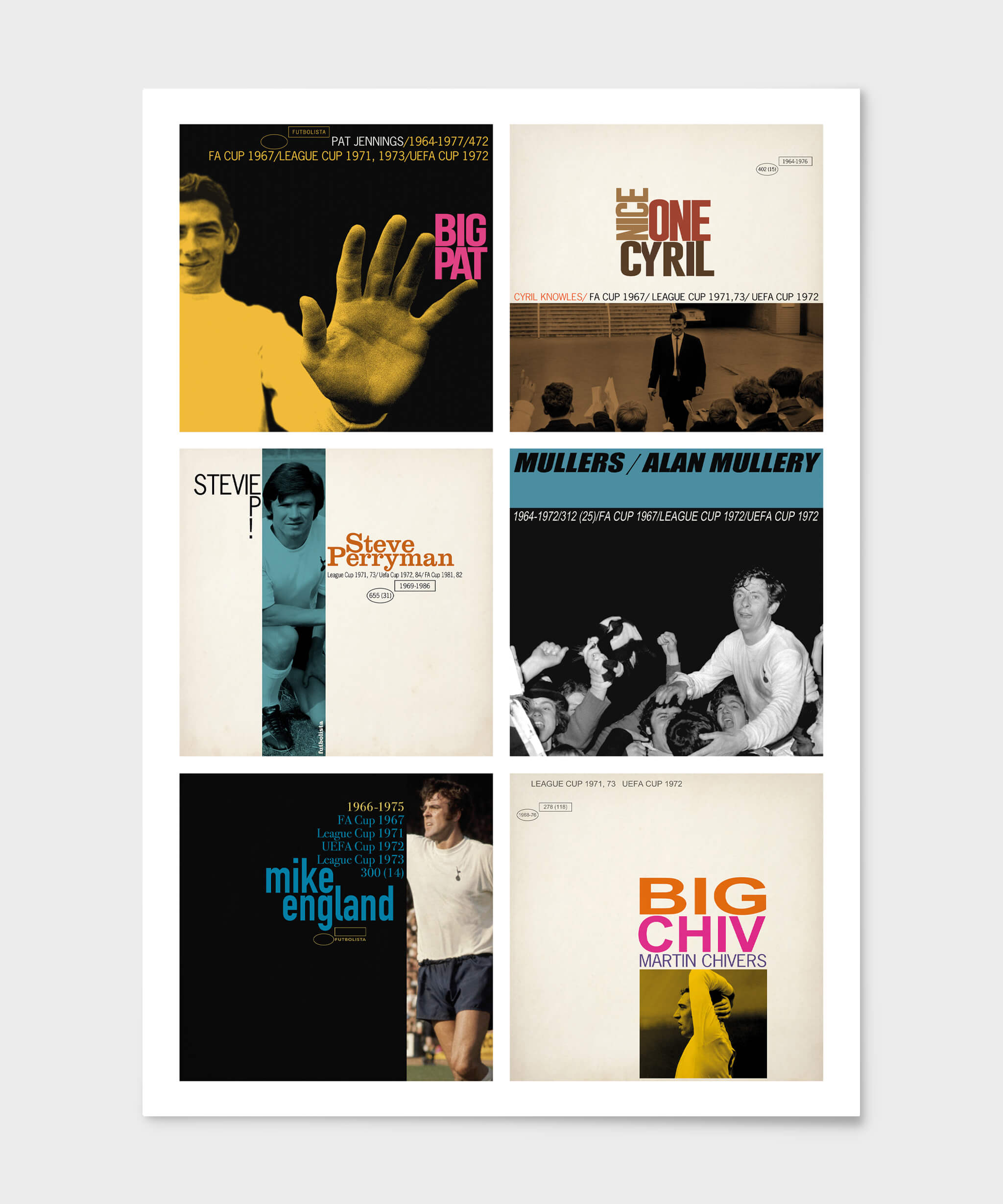 LP Covers, 70s Collection - Print – Futbolista