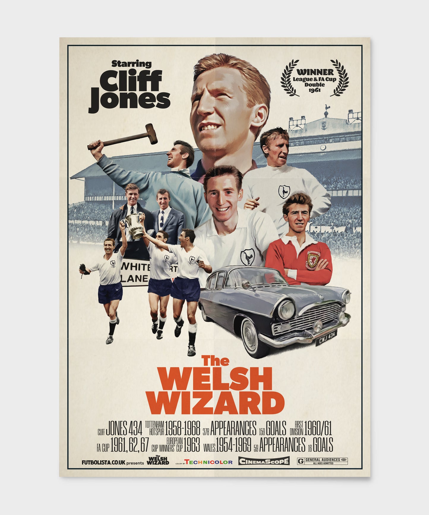 THE WELSH WIZARD - Vintage Movie Poster