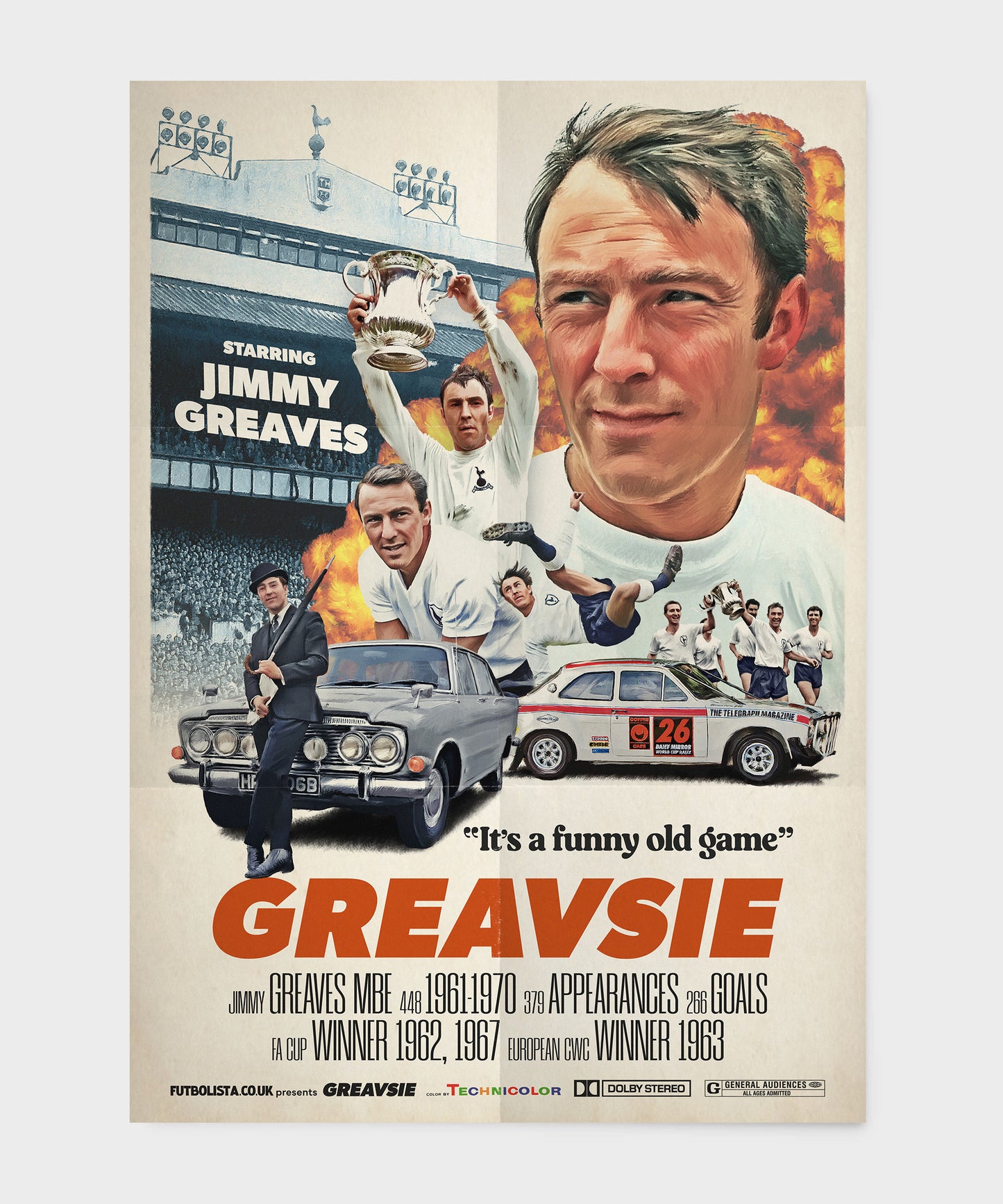 GREAVSIE - Vintage Movie Poster