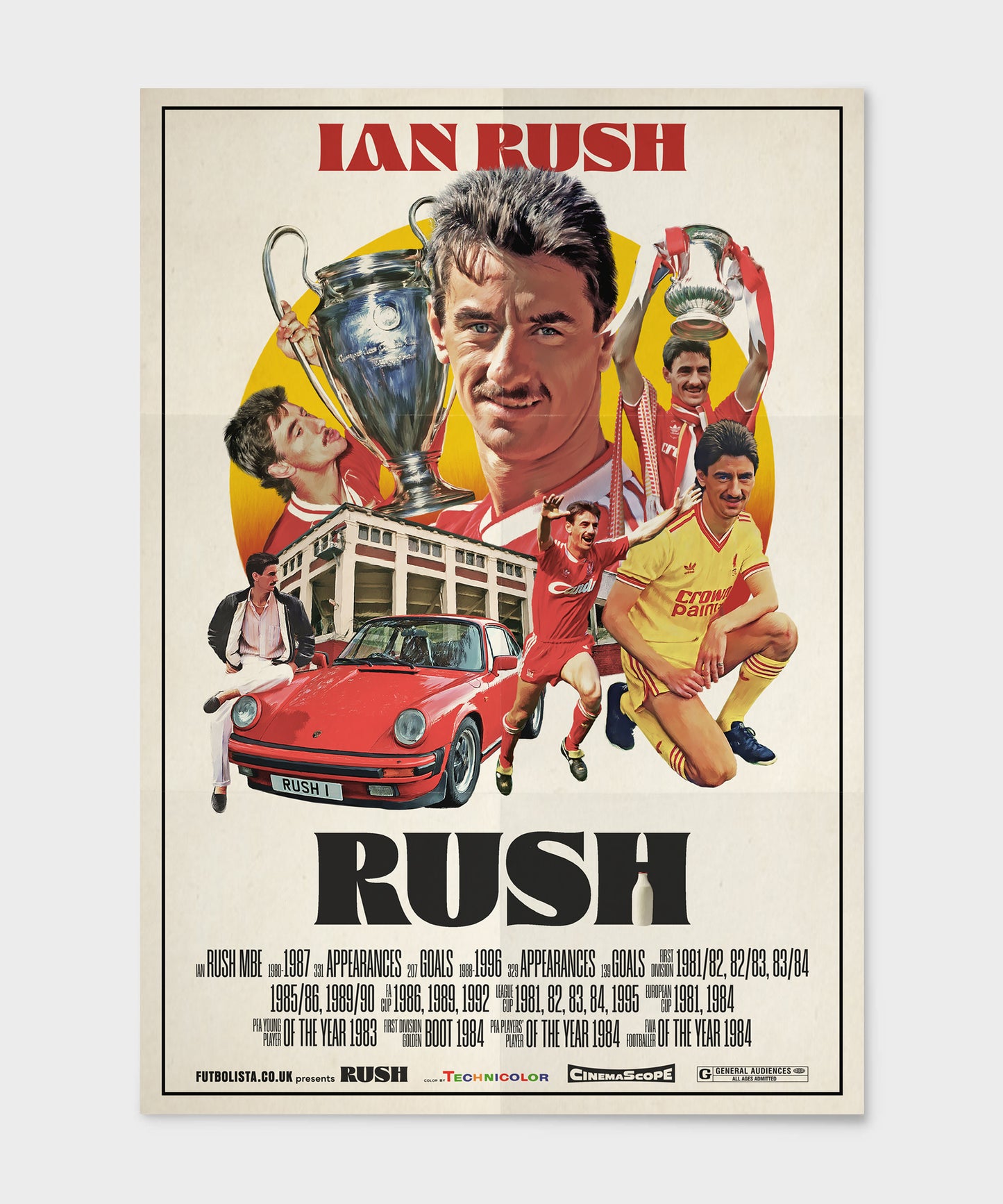 RUSH - Vintage Movie Poster