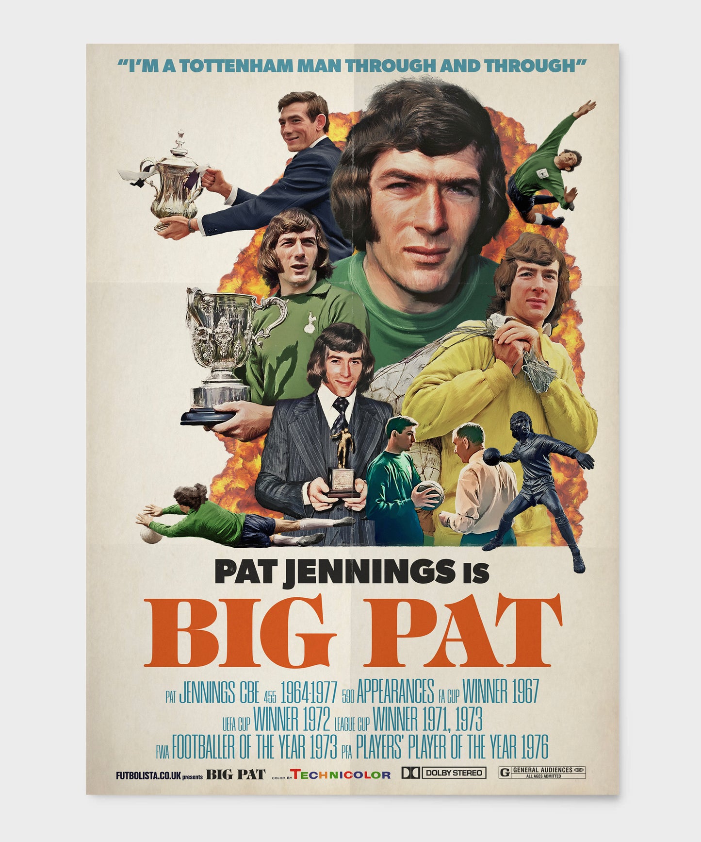 BIG PAT - Vintage Movie Poster – Futbolista